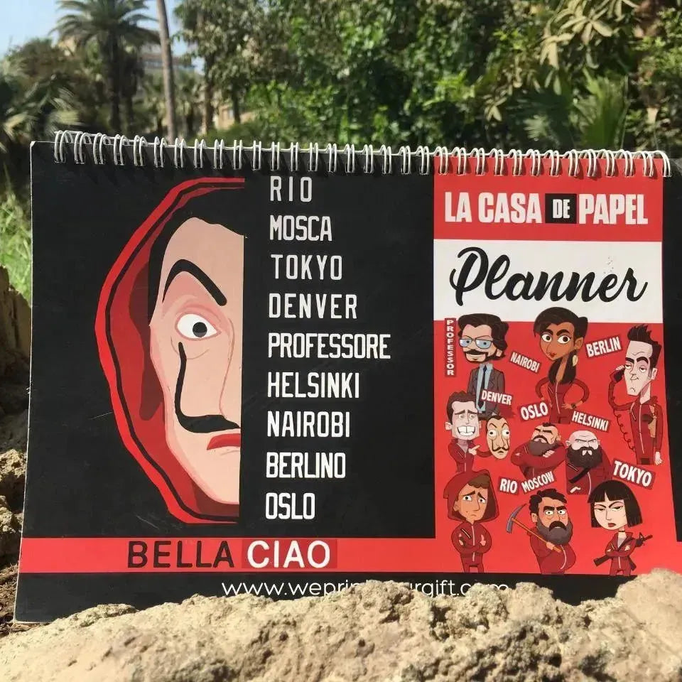 Weekly Planner -la casa de papel - WE PRINT