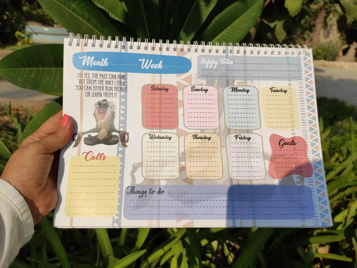 Weekly Planner -Lion King - WE PRINT