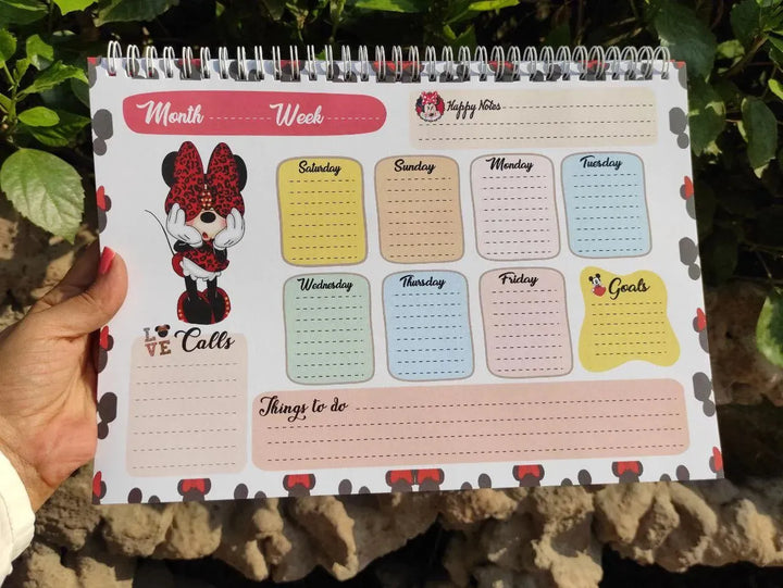 Weekly Planner -Minnie Mouse - WE PRINT