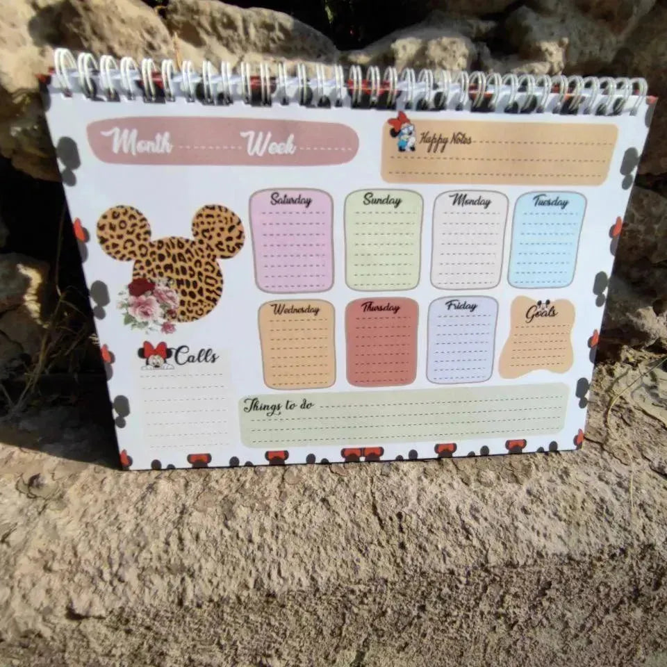 Weekly Planner -Minnie Mouse - WE PRINT