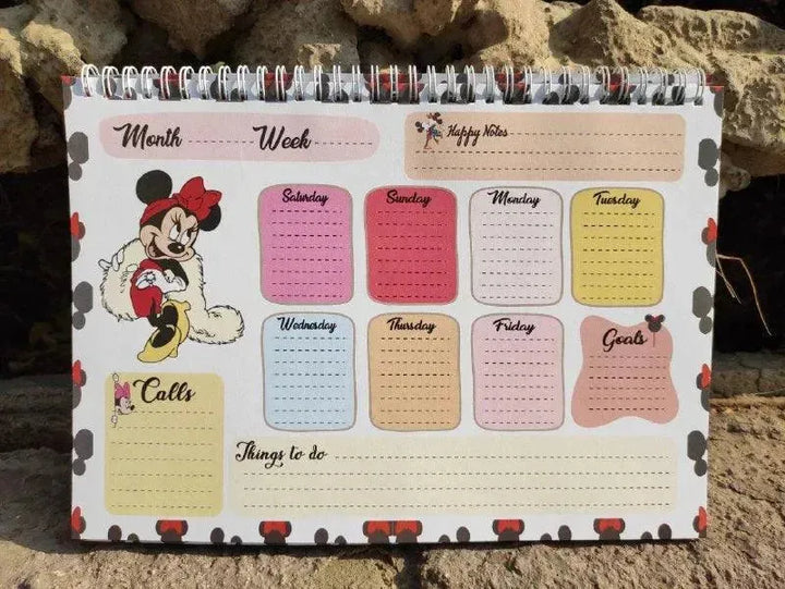 Weekly Planner -Minnie Mouse - WE PRINT