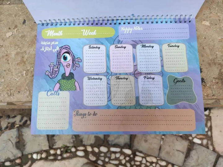 Weekly Planner - Monsters INC. - WE PRINT