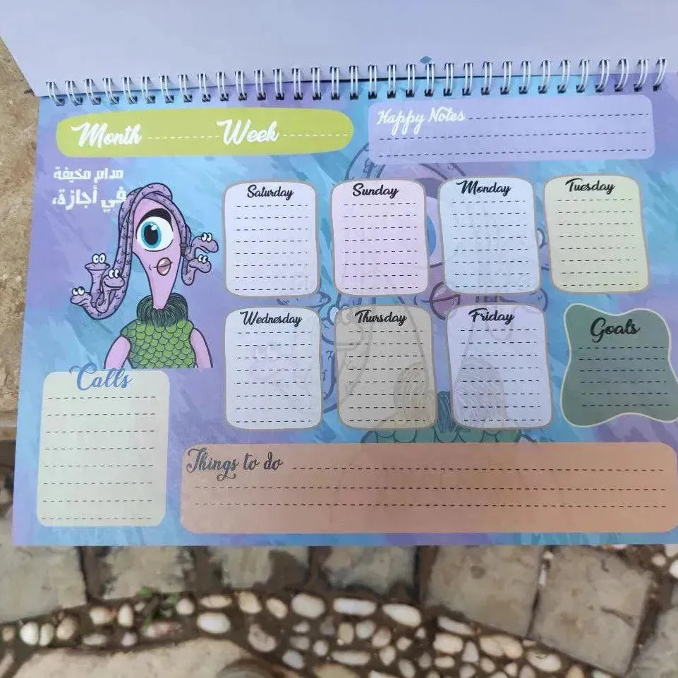 Weekly Planner - Monsters INC. - WE PRINT