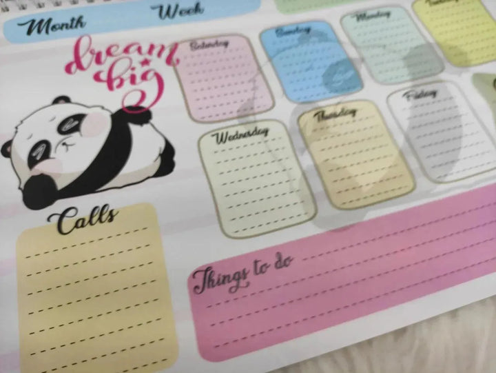 Weekly Planner - Panda-B - WE PRINT