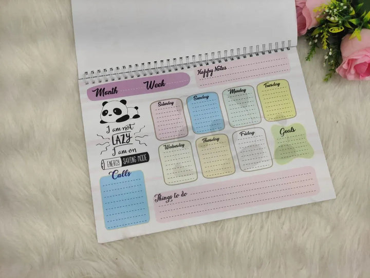 Weekly Planner - Panda-B - WE PRINT