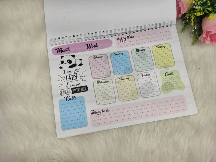 Weekly Planner - Panda-B - WE PRINT