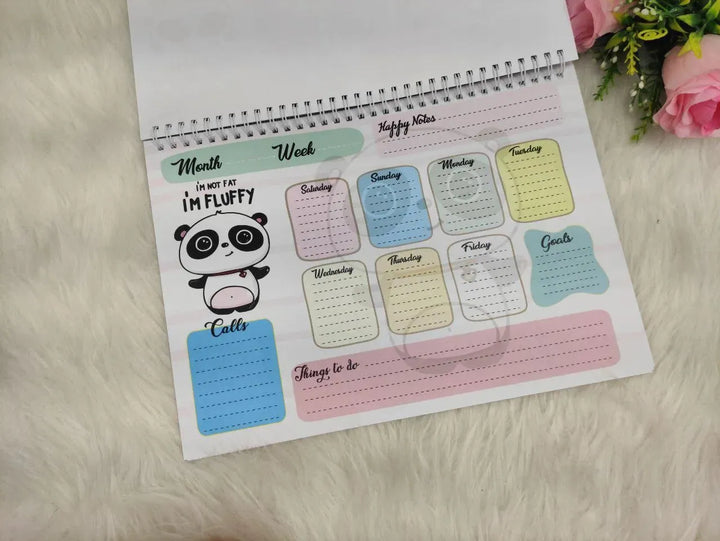 Weekly Planner - Panda-B - WE PRINT