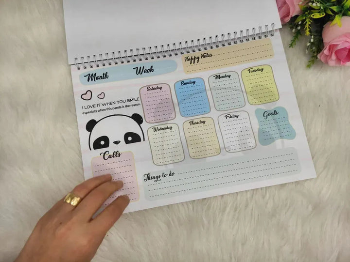 Weekly Planner - Panda-B - WE PRINT