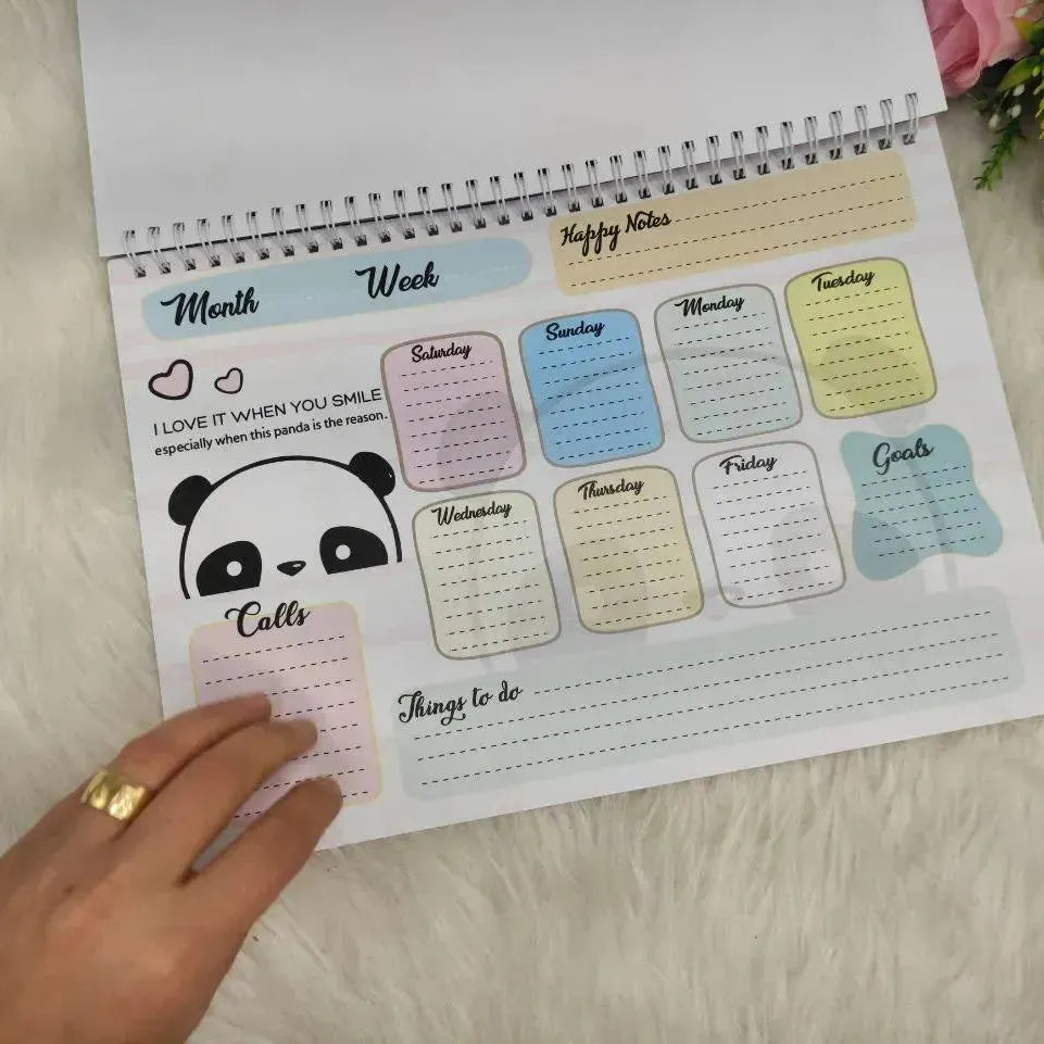 Weekly Planner - Panda-B - WE PRINT