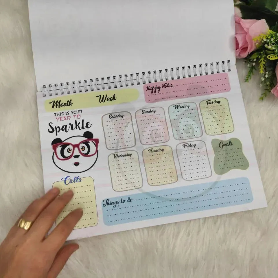 Weekly Planner - Panda-B - WE PRINT