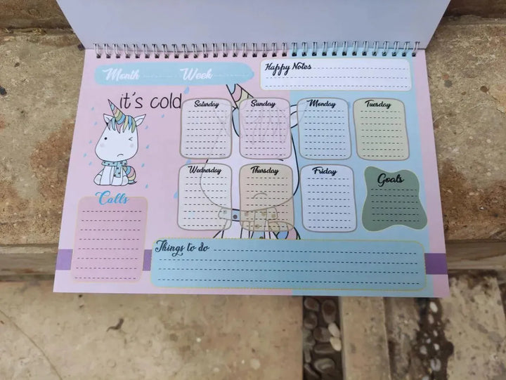 Weekly Planner - Unicorn - A - WE PRINT