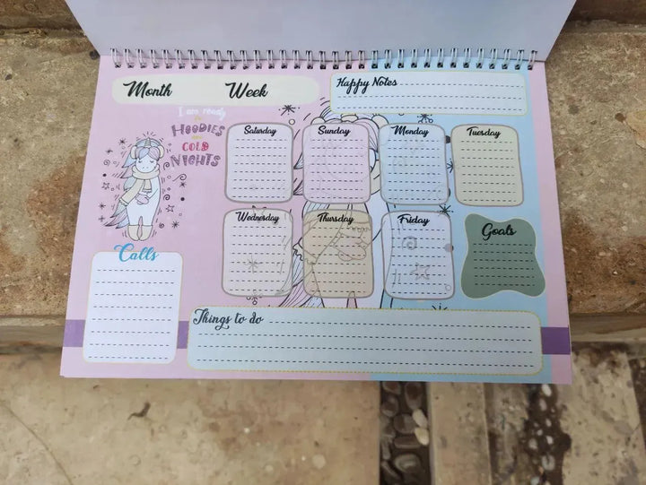 Weekly Planner - Unicorn - A - WE PRINT