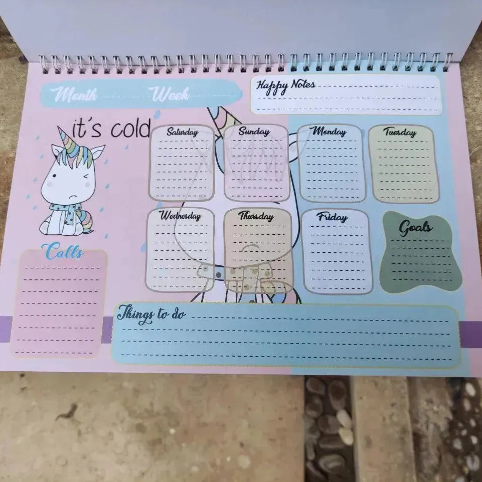 Weekly Planner - Unicorn - A - WE PRINT