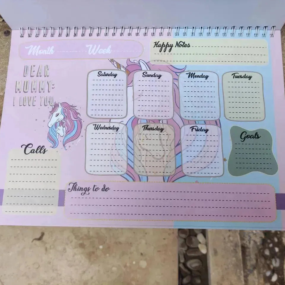 Weekly Planner - Unicorn - A - WE PRINT