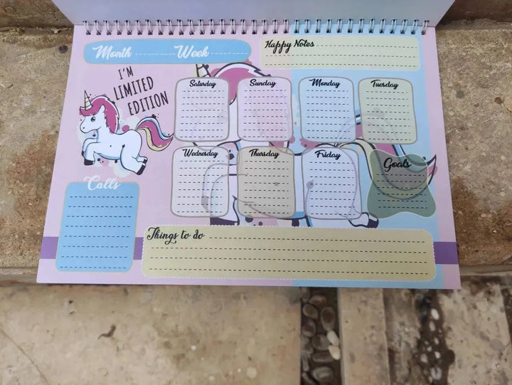 Weekly Planner - Unicorn - A - WE PRINT