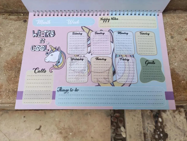 Weekly Planner - Unicorn - A - WE PRINT