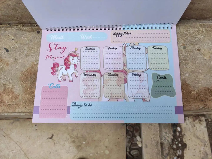 Weekly Planner - Unicorn - A - WE PRINT