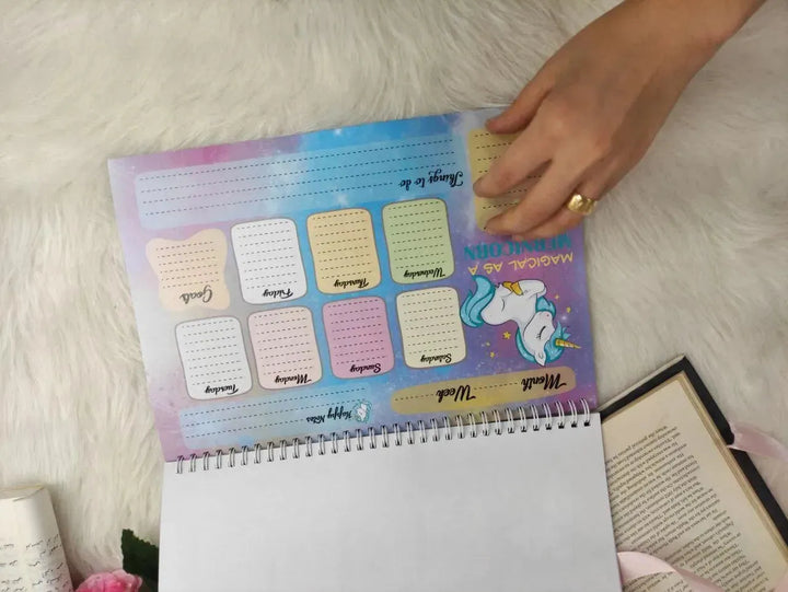 Weekly Planner - Unicorn - WE PRINT