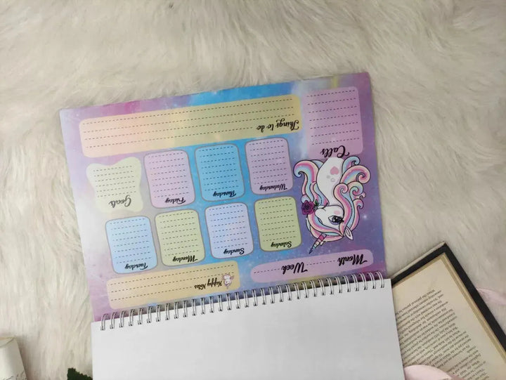 Weekly Planner - Unicorn - WE PRINT