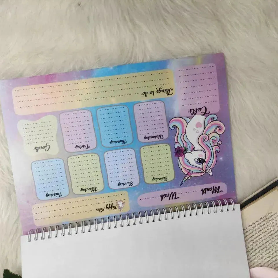 Weekly Planner - Unicorn - WE PRINT