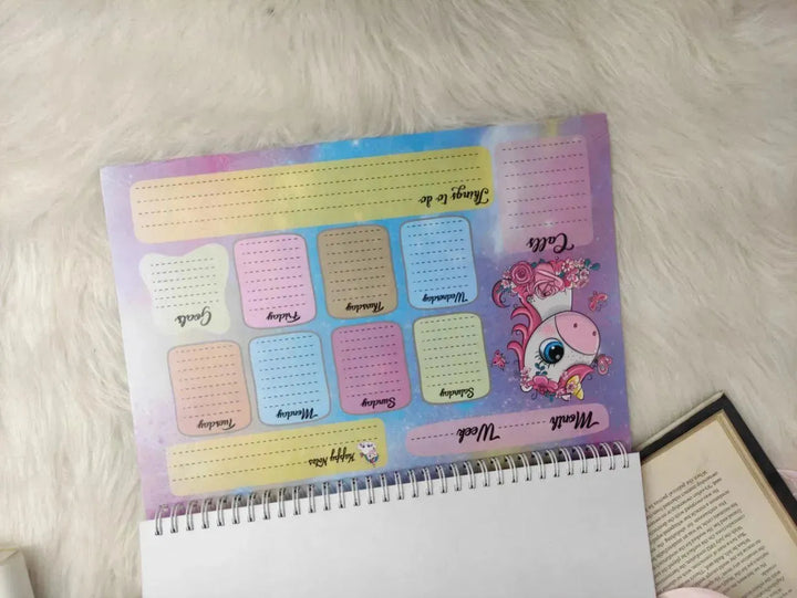 Weekly Planner - Unicorn - WE PRINT