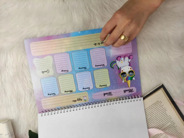 Weekly Planner - Unicorn - WE PRINT