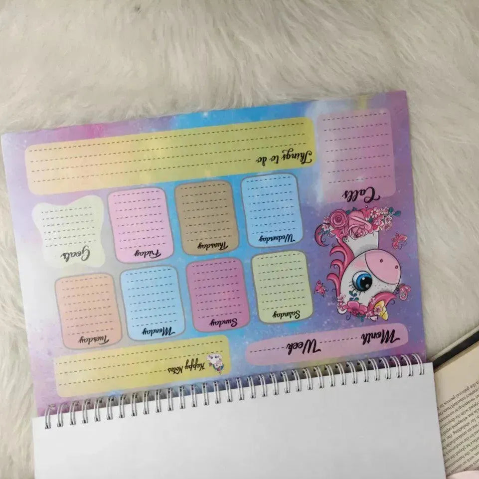 Weekly Planner - Unicorn - WE PRINT