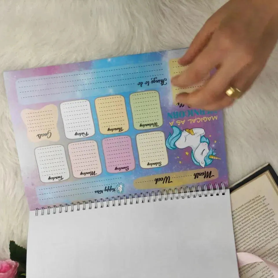 Weekly Planner - Unicorn - WE PRINT