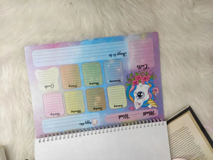 Weekly Planner - Unicorn - WE PRINT