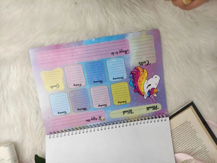 Weekly Planner - Unicorn - WE PRINT