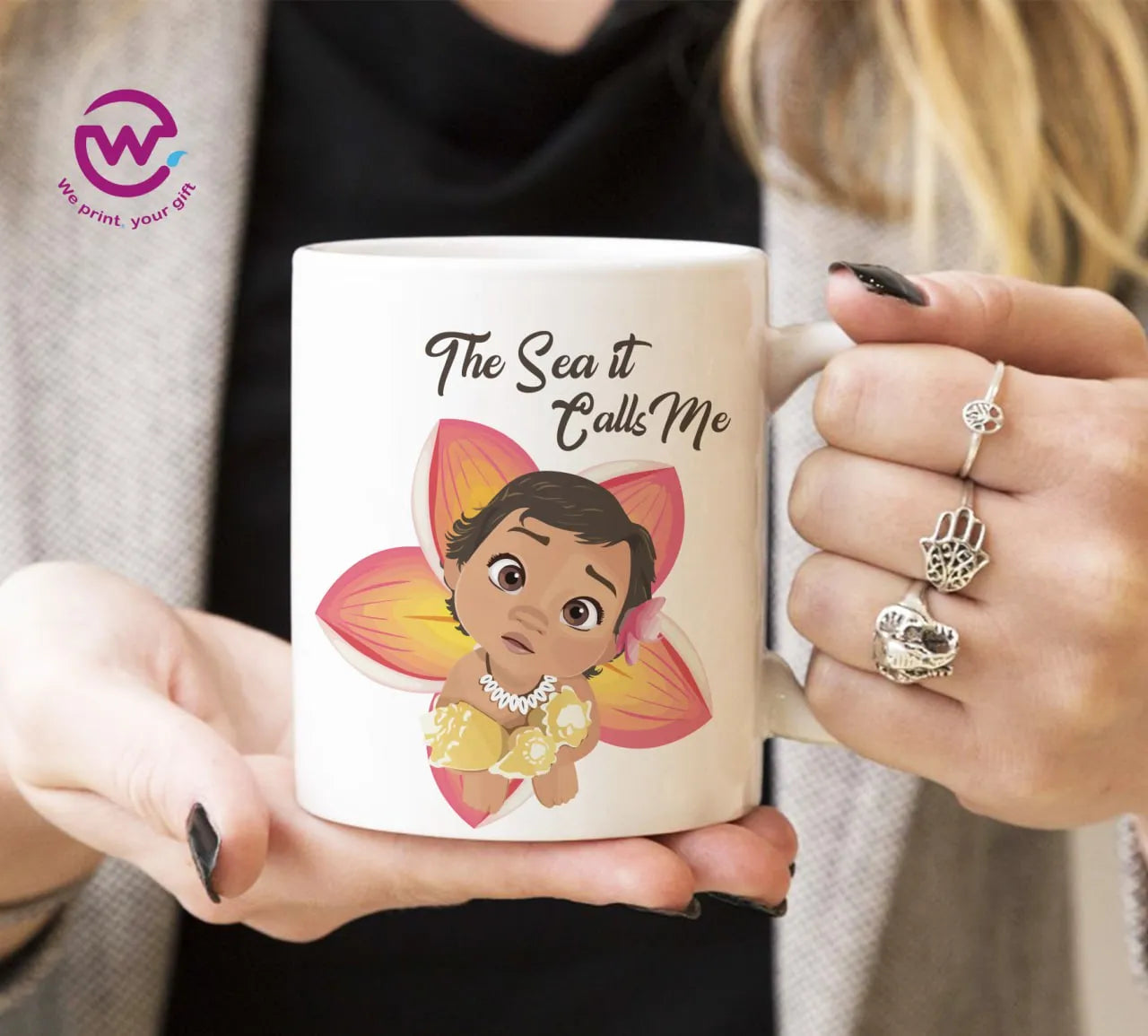 White Mug- Moana - WE PRINT