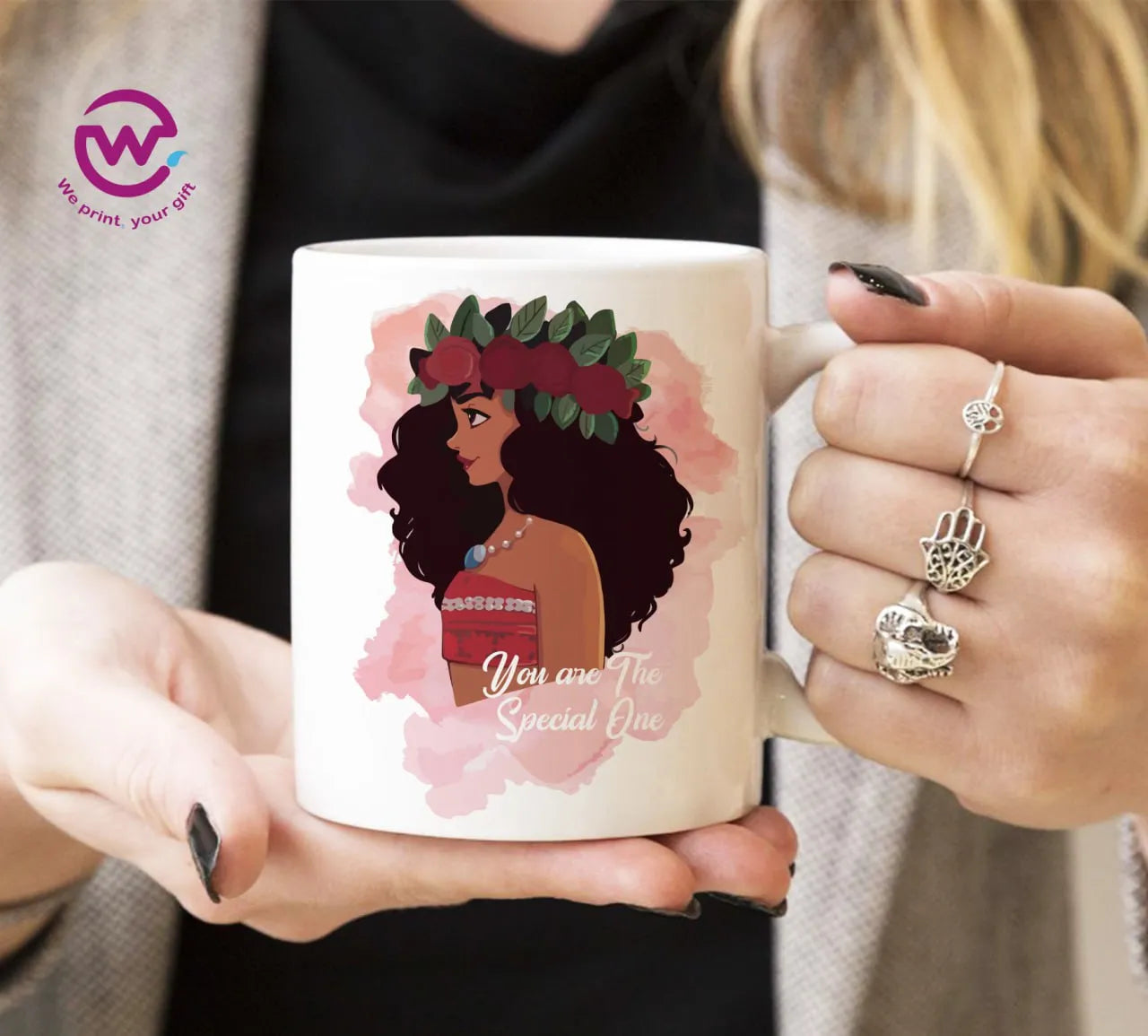 White Mug- Moana - WE PRINT