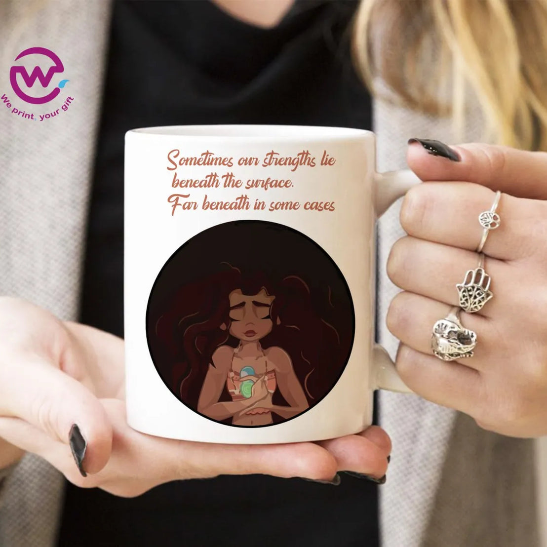 White Mug- Moana - WE PRINT