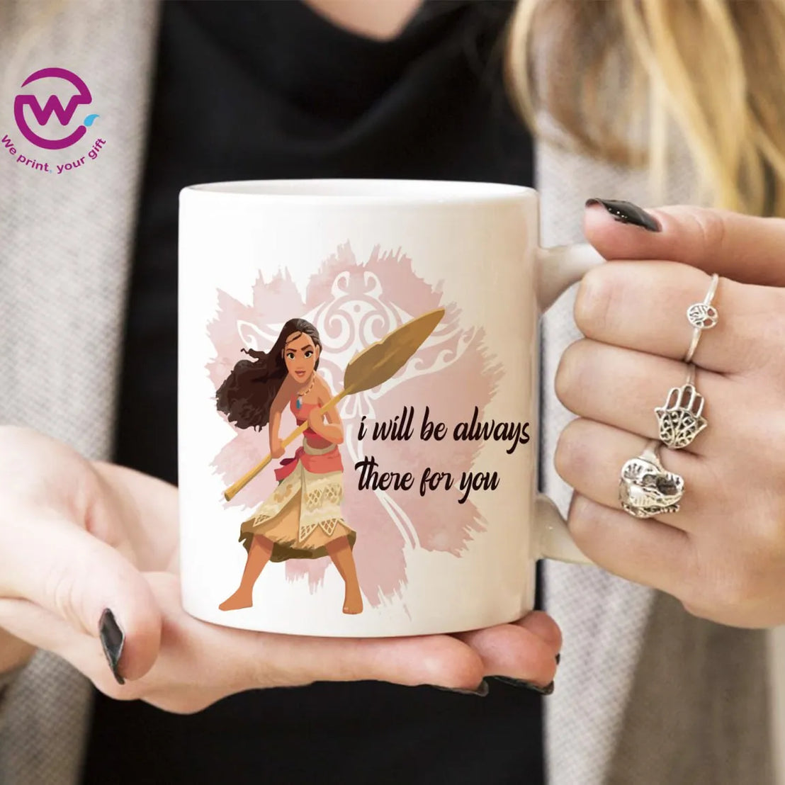 White Mug- Moana - WE PRINT