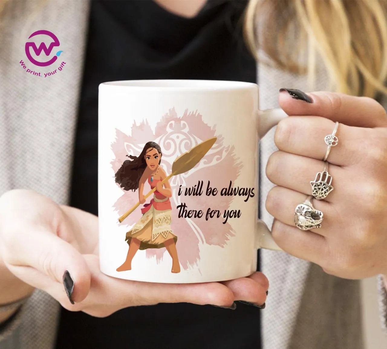 White Mug- Moana - WE PRINT
