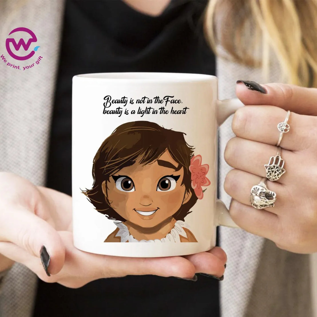 White Mug- Moana - WE PRINT