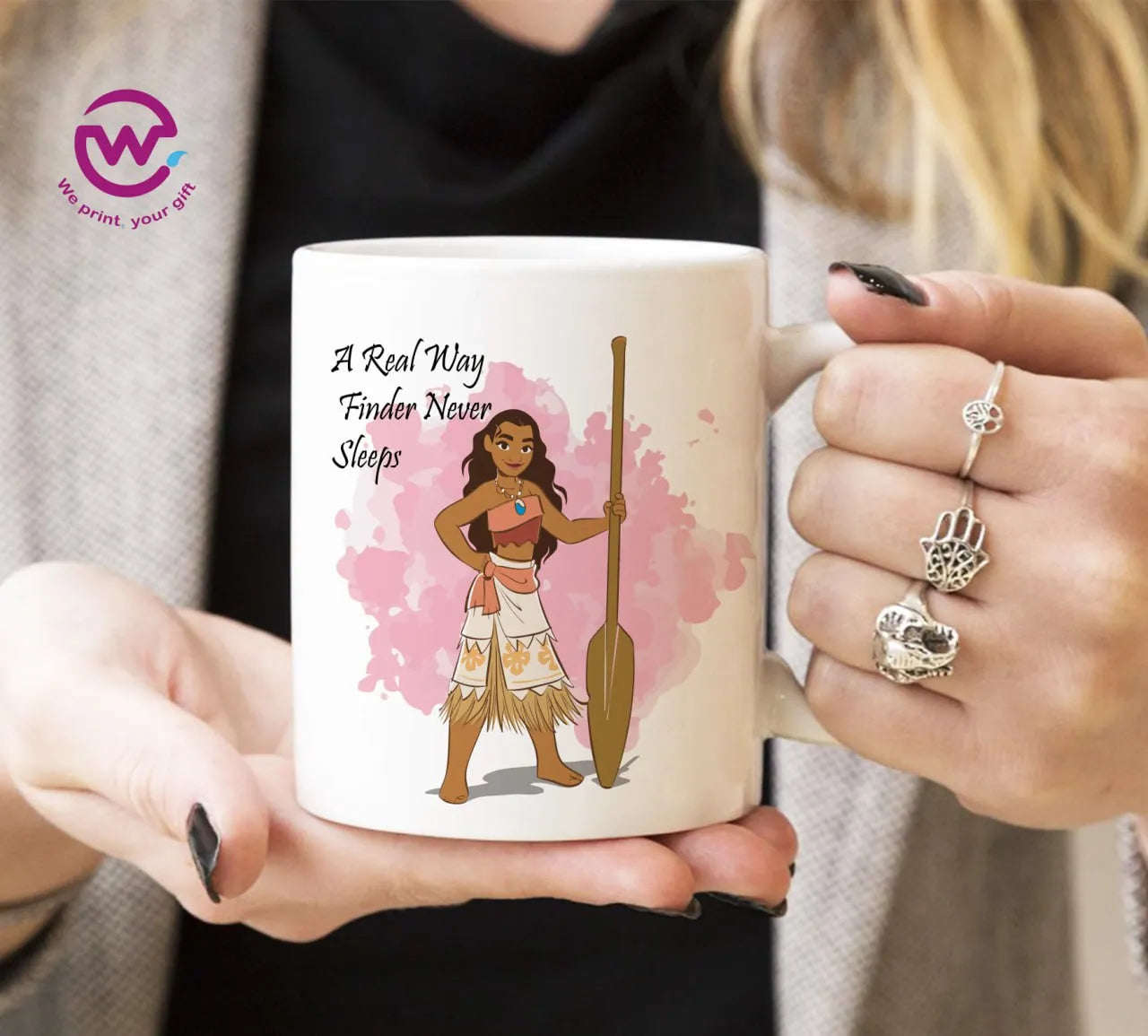 White Mug- Moana - WE PRINT