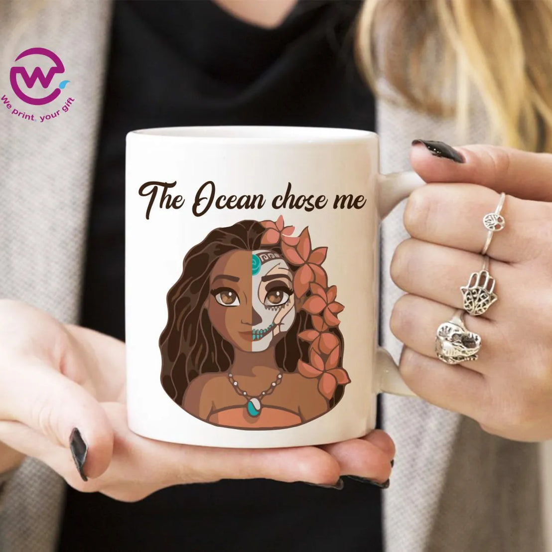 White Mug- Moana - WE PRINT