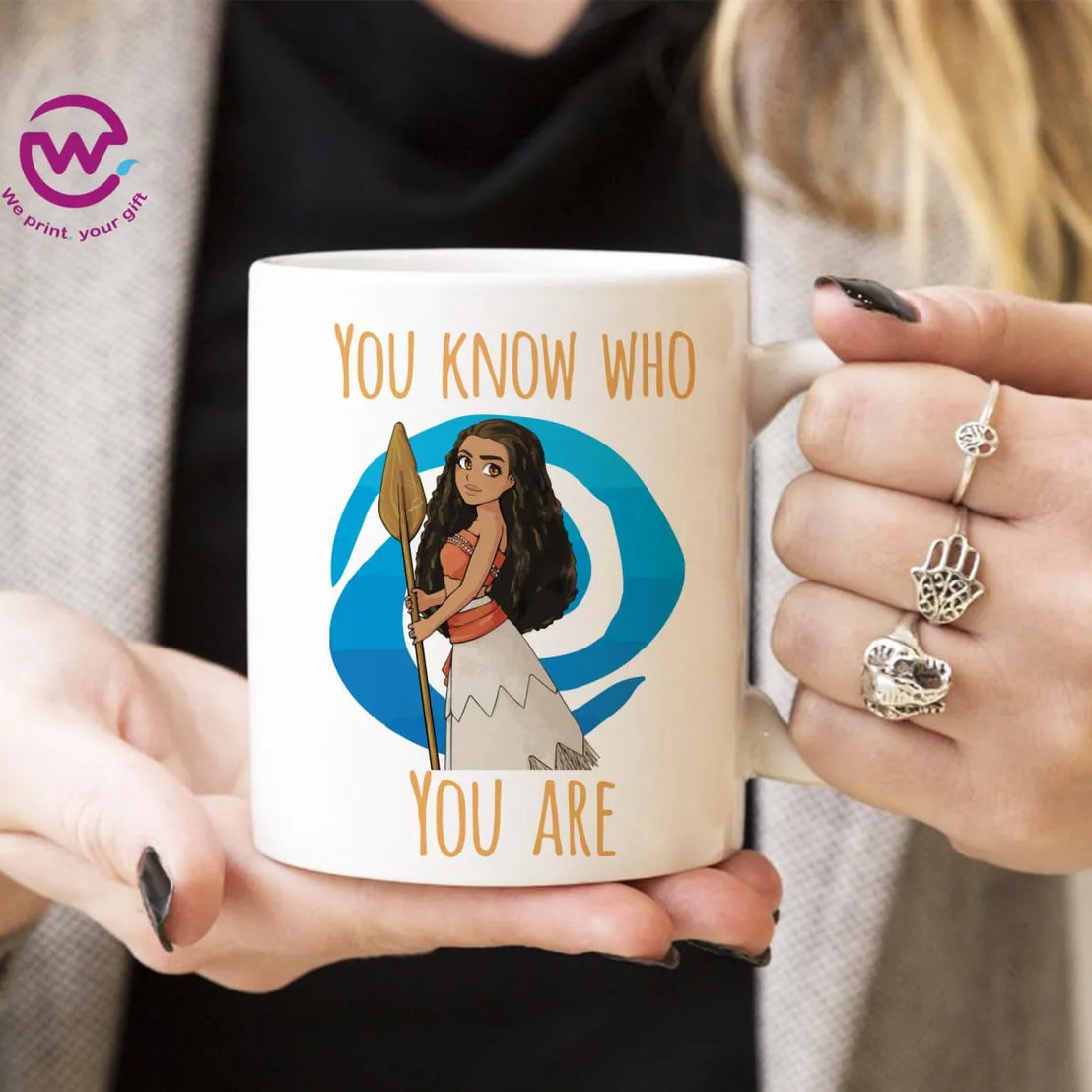 White Mug- Moana - WE PRINT