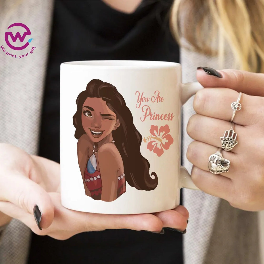 White Mug- Moana - WE PRINT