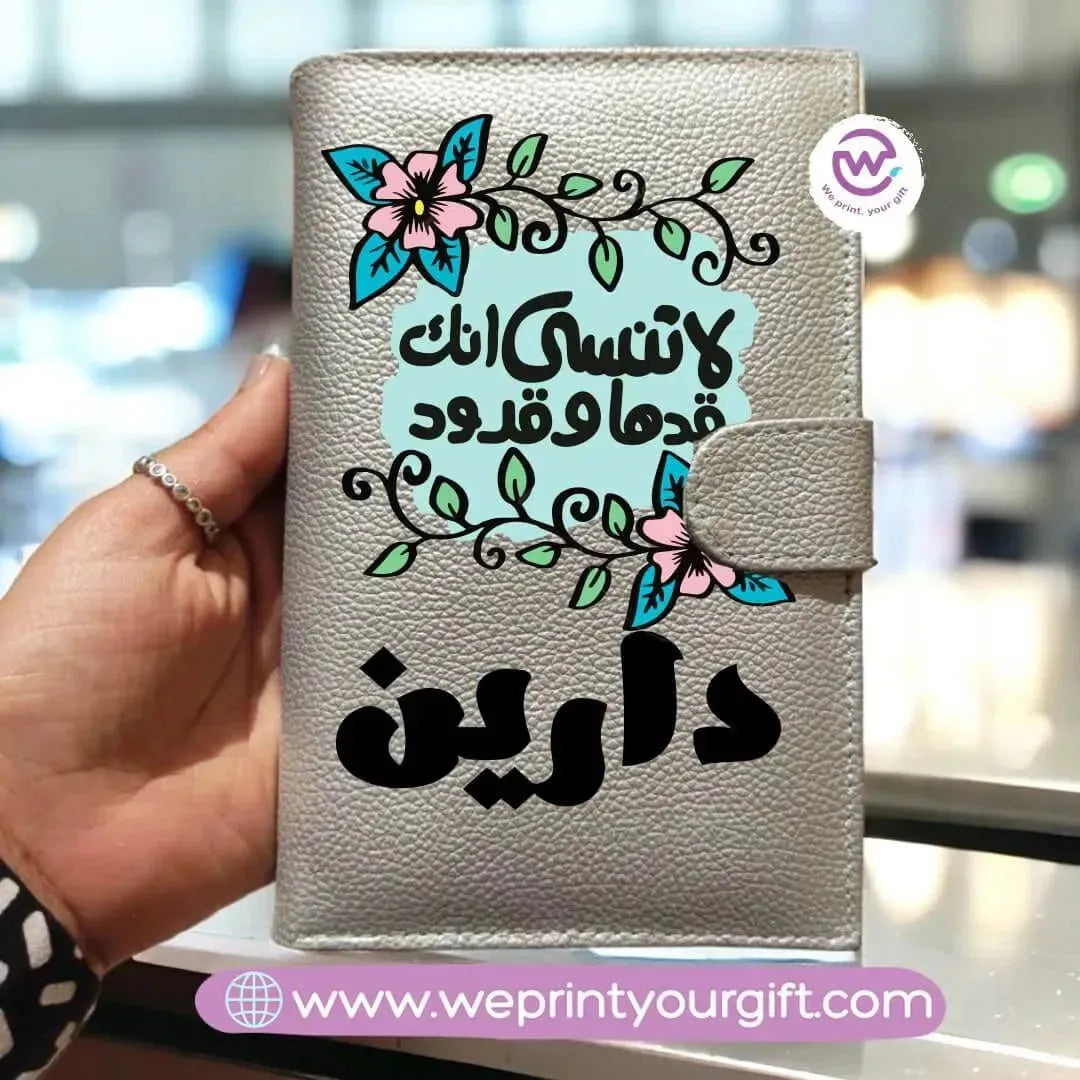 Women leather wallet -Motivational designs - WE PRINT