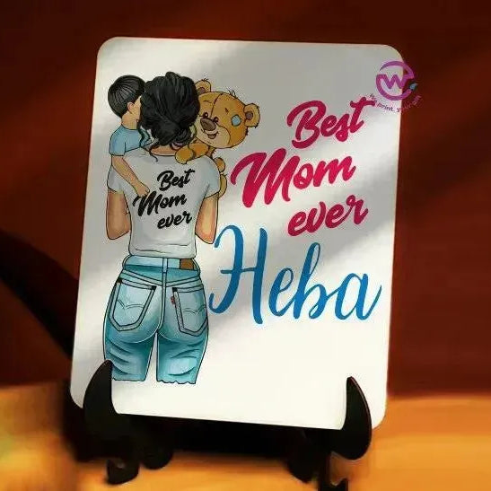 Wooden Desk photo Frame -Mother's Day - WE PRINT