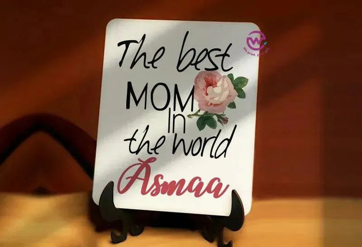 Wooden Desk photo Frame -Mother's Day - WE PRINT