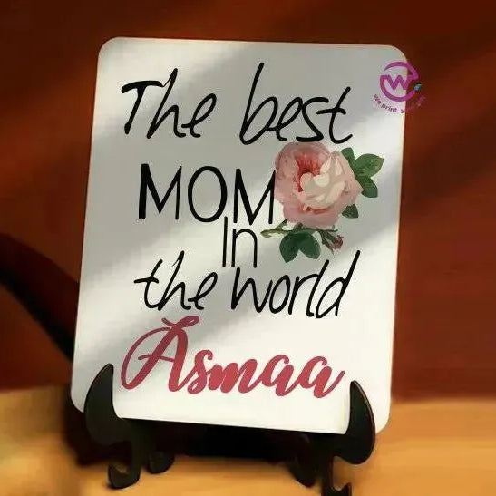 Wooden Desk photo Frame -Mother's Day - WE PRINT