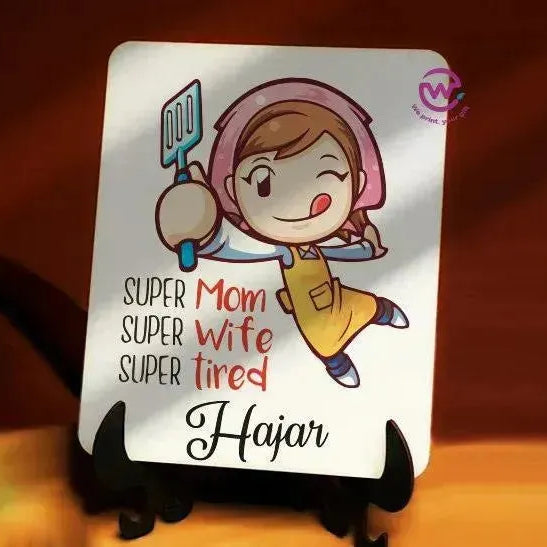 Wooden Desk photo Frame -Mother's Day - WE PRINT