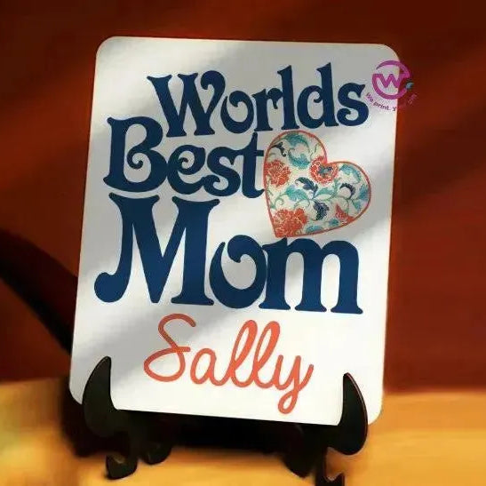 Wooden Desk photo Frame -Mother's Day - WE PRINT