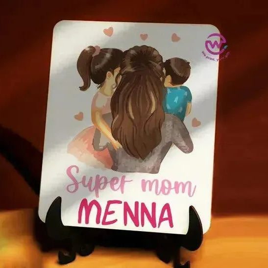 Wooden Desk photo Frame -Mother's Day - WE PRINT