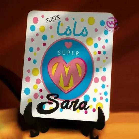 Wooden Desk photo Frame -Mother's Day - WE PRINT