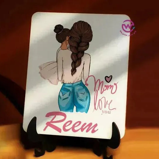 Wooden Desk photo Frame -Mother's Day - WE PRINT