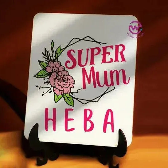 Wooden Desk photo Frame -Mother's Day - WE PRINT